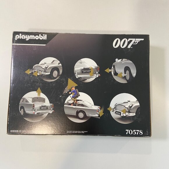 Playmobil 007 James Bond Aston Martin DB5 Goldfinger Edition Model Kit 70578 NWB - Picture 4 of 15